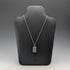 1977 British pure silver jubilee ingot pendant, 32g, with pure silver necklace, AJCo